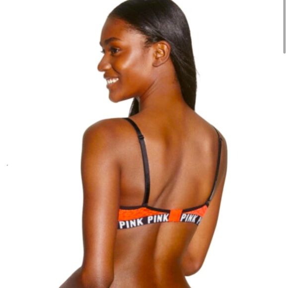 Leopard Lace Wear Everywhere Logo Band Push-Up Bra - Picture 2 of 8